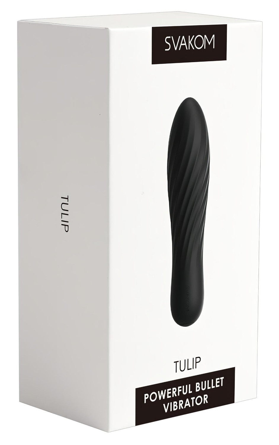 Svakom Tulip - mini vibrátor na klitoris - dobíjecí - černý