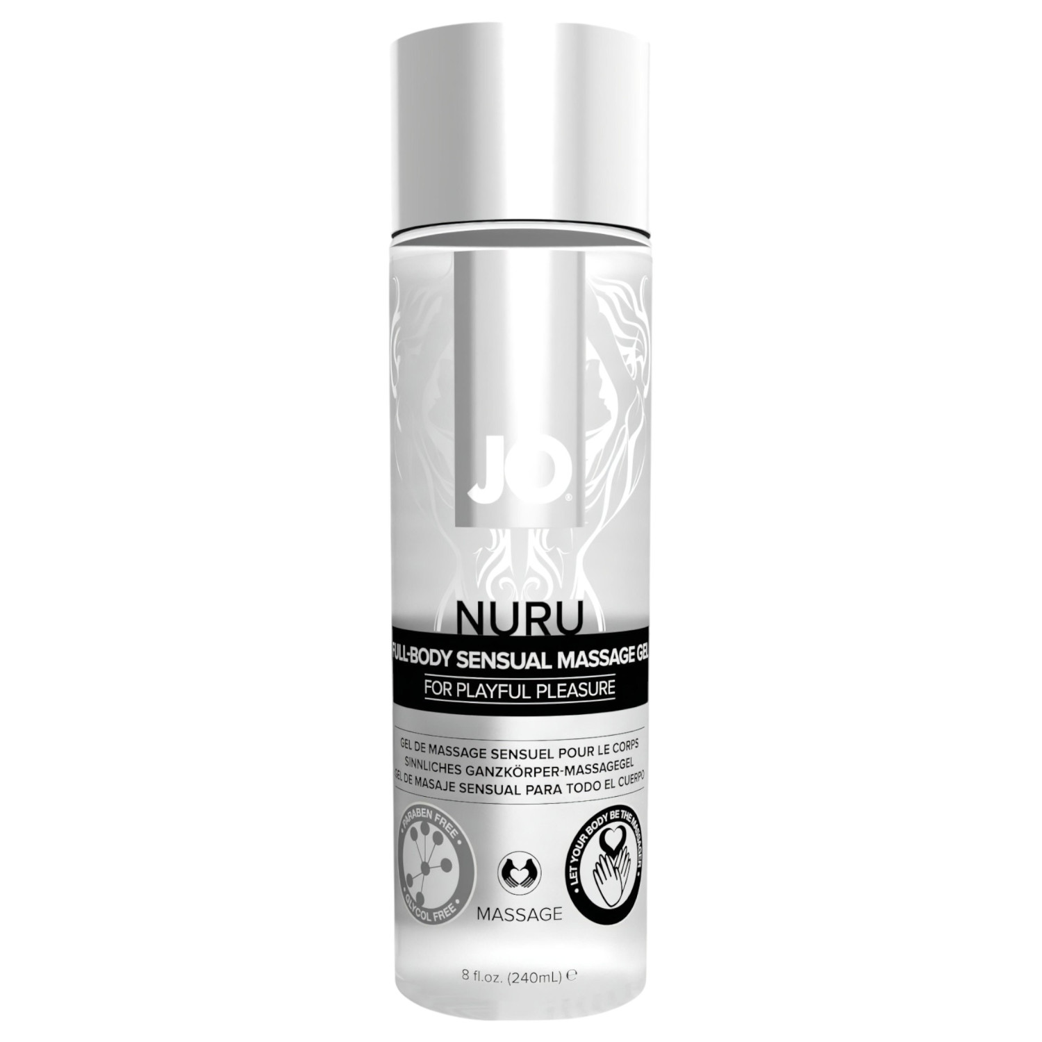 System JO - nuru masážní gel pro citlivou pokožku - 240 ml