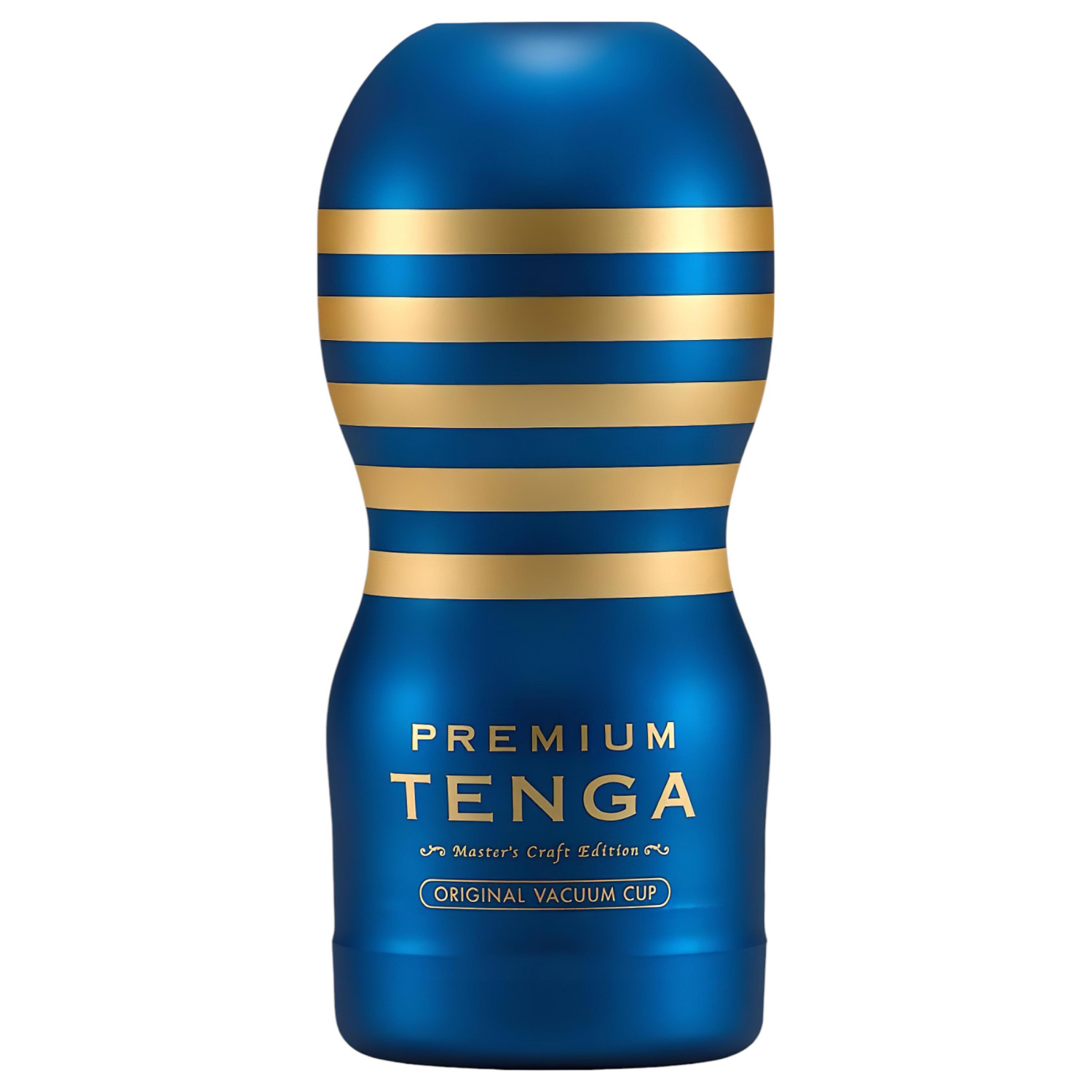 TENGA Premium Original - jednorázový masturbátor - modrý