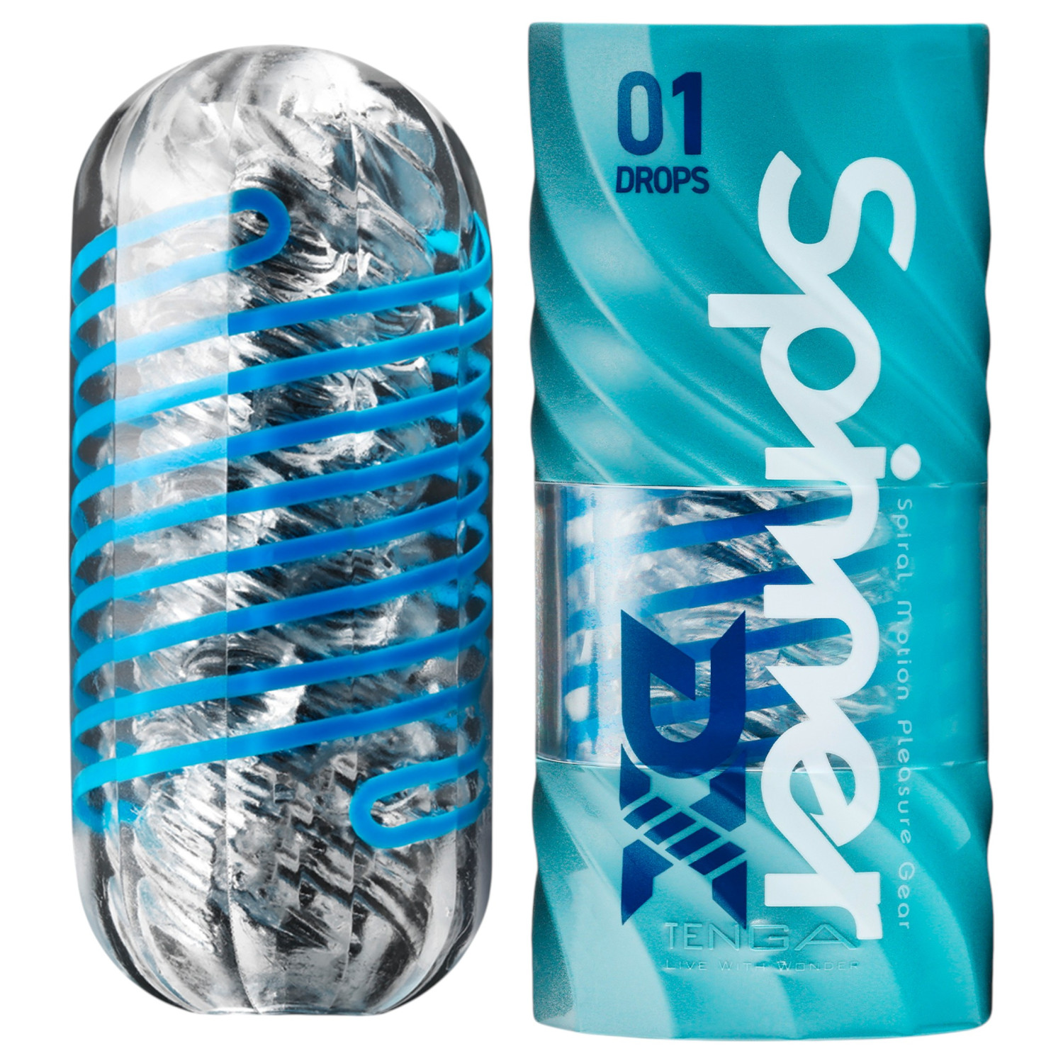 TENGA Spinner DX - masturbátor (průhledný)