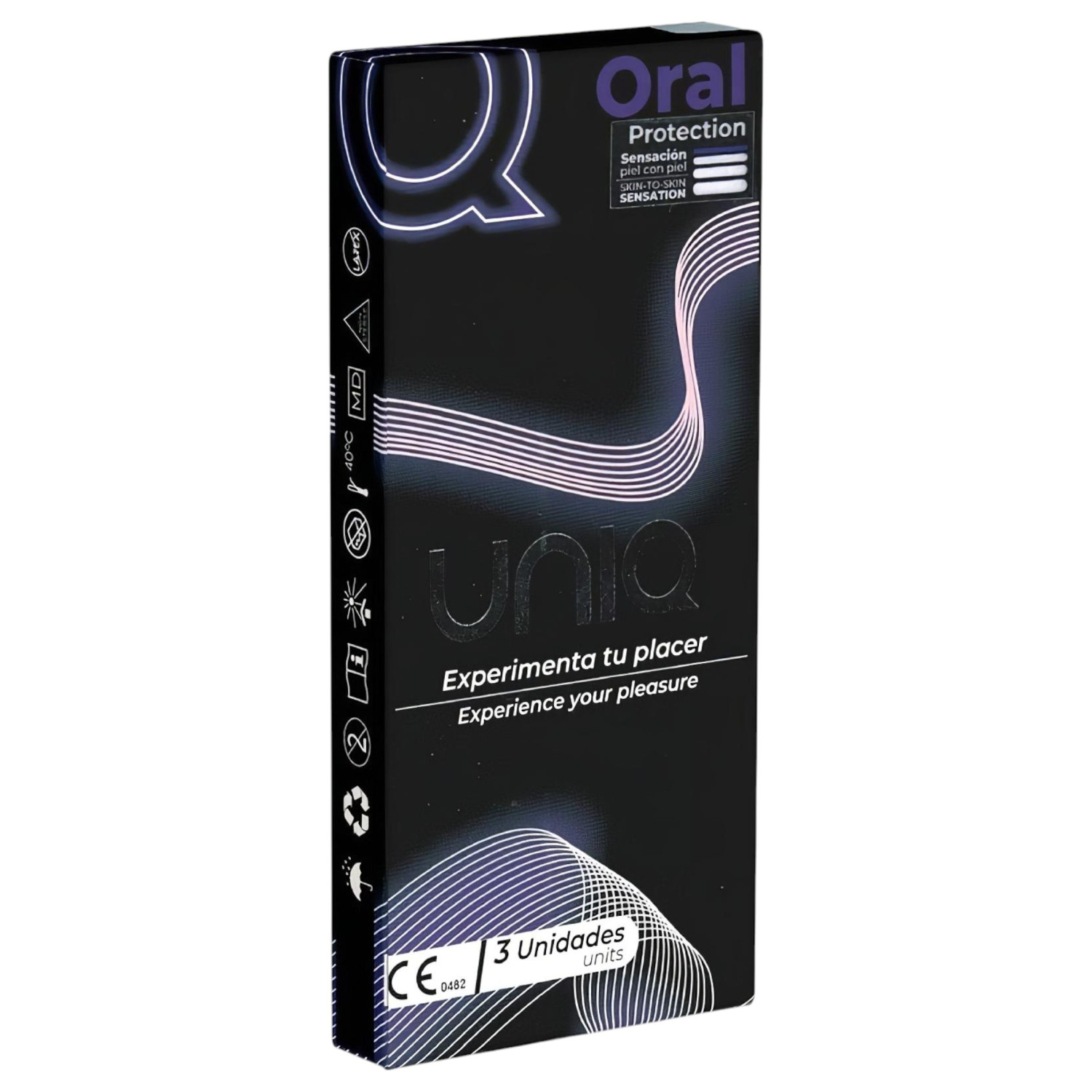 Uniq - orální kondom bez latexu - 3 ks