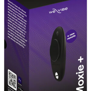 We-Vibe Moxie+ - vibrační stimulátor klitorisu s aplikací a dálkovým ovládáním (černý)