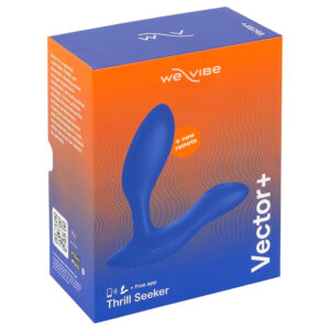 We-Vibe Vector+ - anální vibrátor ovládaný aplikací (modrý)
