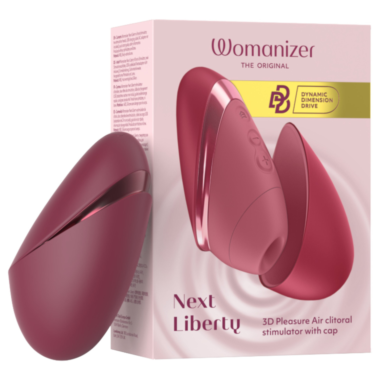 Womanizer Next Liberty - stimulátor klitorisu s tlakovými vlnami (červený)