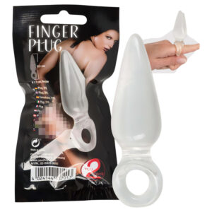 You2Toys - Finger Plug - anální kolík na prst (průhledný)