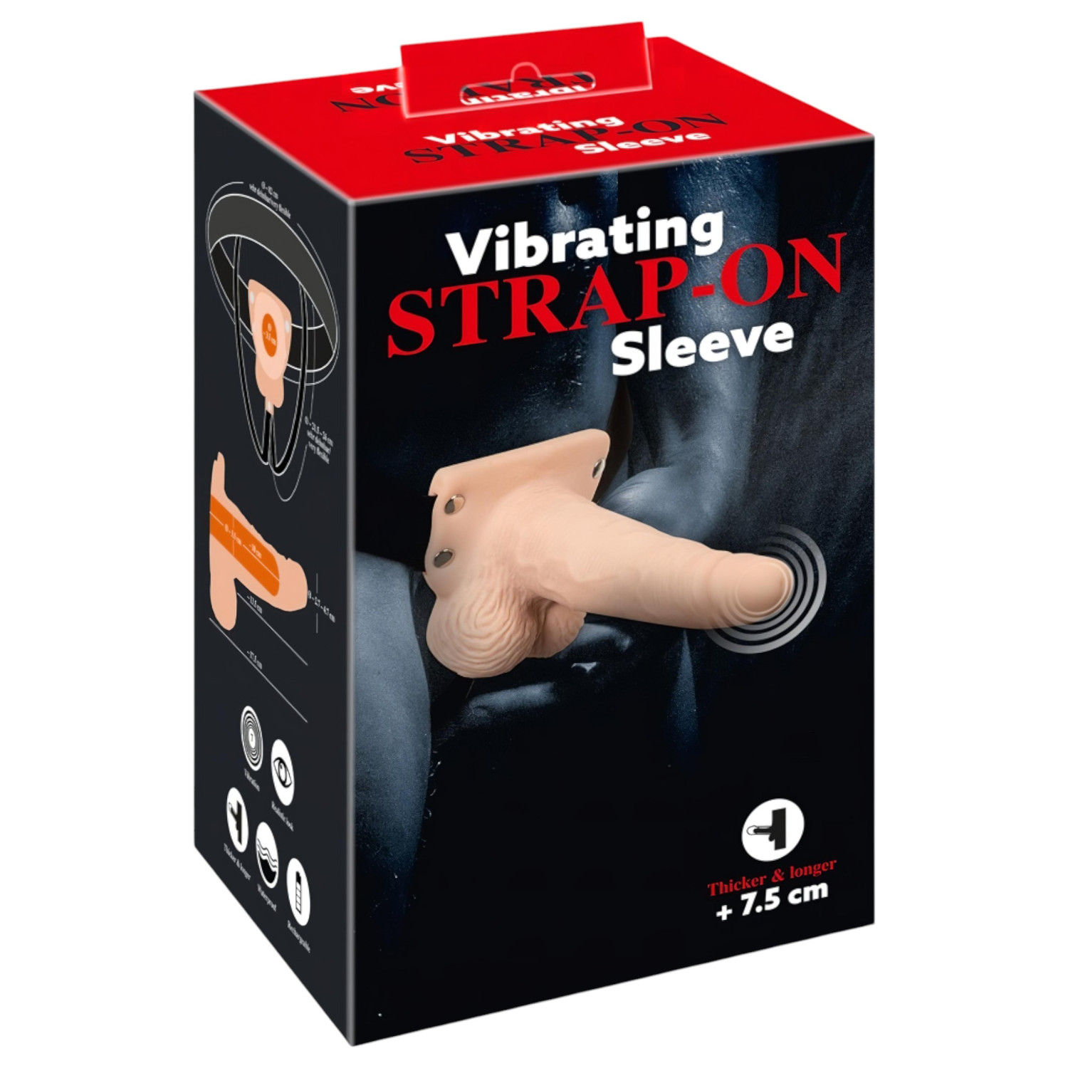 You2Toys - dutý připínací vibrátor - vibrační