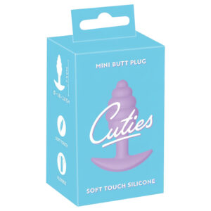 Cuties Mini Butt Plug - silikonový anální kolík (fialový