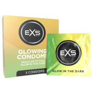 EXS Glow - svítící kondom (3 ks)