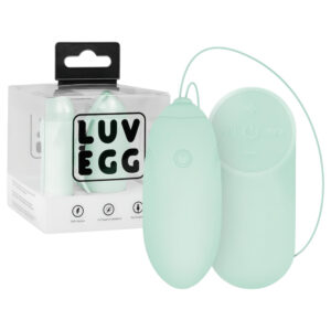 LUV EGG - nositelné akumulátorové rádiové vibrační vajíčko (zelené)