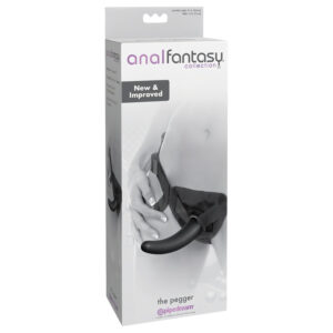 Pipedream - analfantasy The Pegger - připínací dildo (černé)