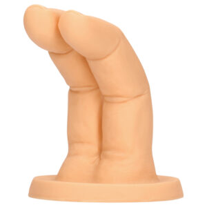 S-Line - dvouprstový dildo (přírodní)
