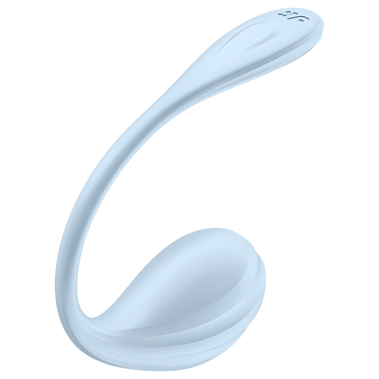 Satisfyer Smooth Petal - nositelné vibrační vajíčko ovládané aplikací (modré)