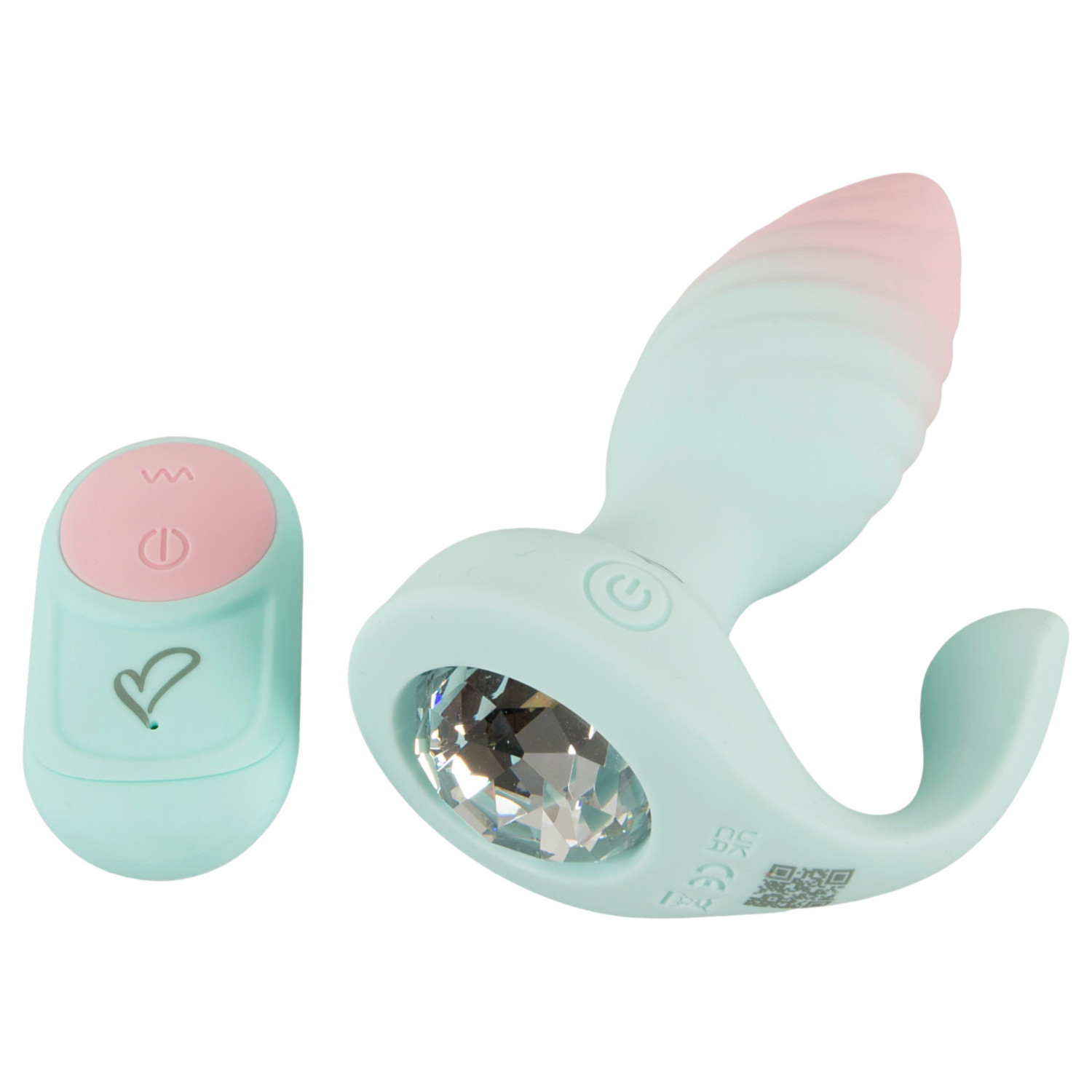 Beau Coeur Juvela - anální vibrátor plug - tyrkysový
