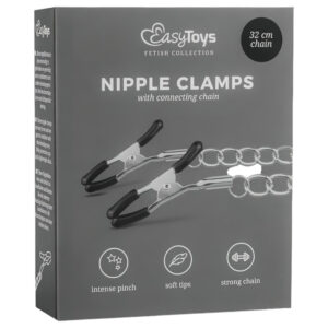 EasyToys - řetízkové svorky na bradavky - 2 kusy