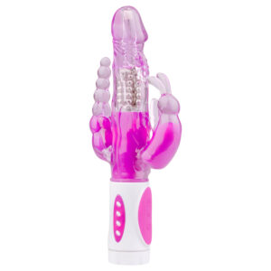 Easytoys Raving Rabbit - 3ramenný vibrátor (růžový)