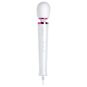 Le Wand Petite Plug-In - síťový masážní vibrátor (bílý)
