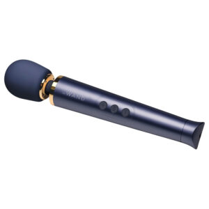 Le Wand Petite - exkluzivní akumulátorový masážní vibrátor (modrý)