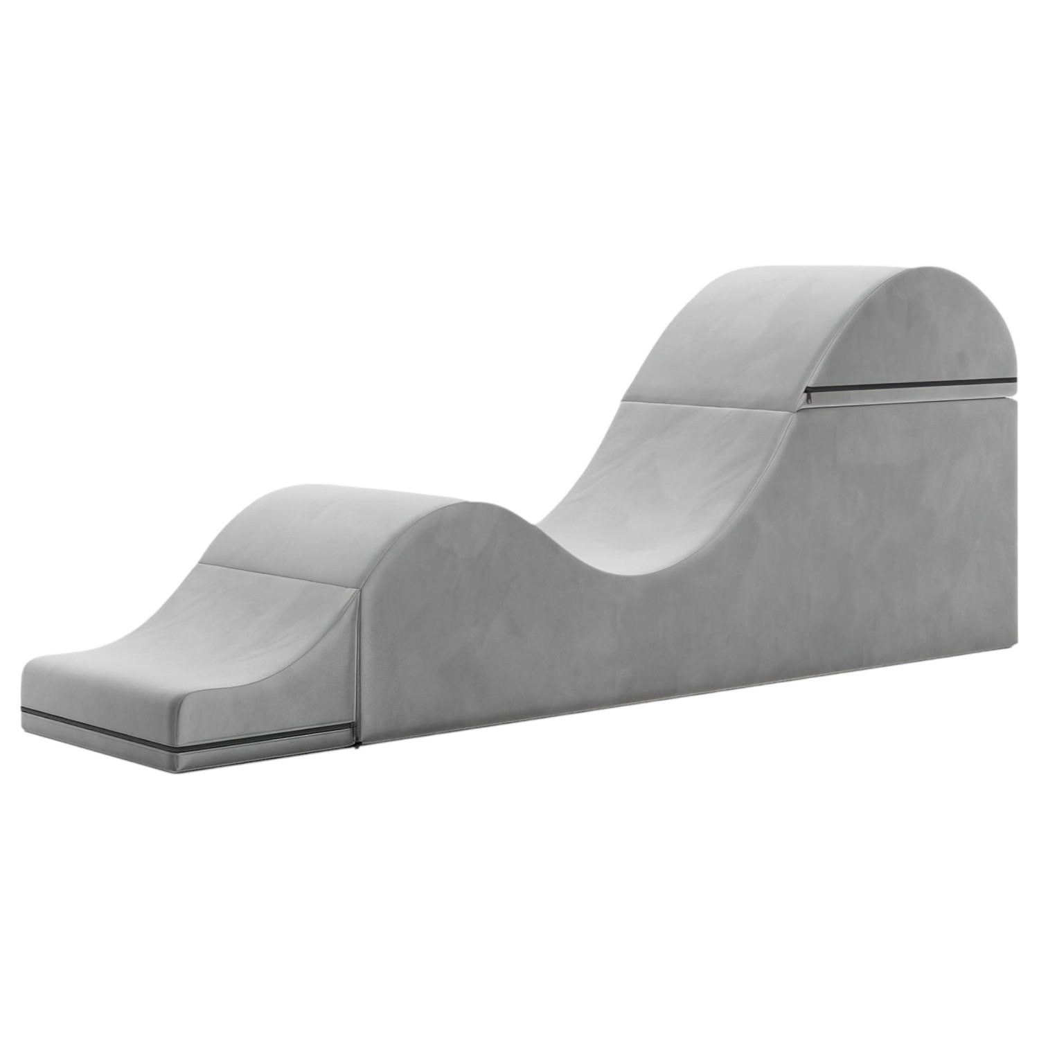 Liberator Aria Flip Chaise - variabilní tantra pohovka - 3dílná (šedá)