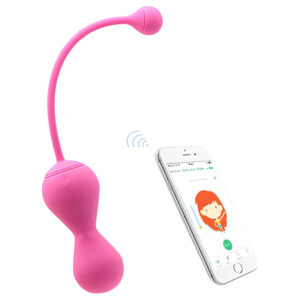 Magic Motion Kegel Master - vibrační venušiny kuličky ovládané aplikací (růžové)