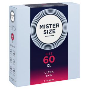 Mister Size - tenký kondom - 60 mm - 3 ks
