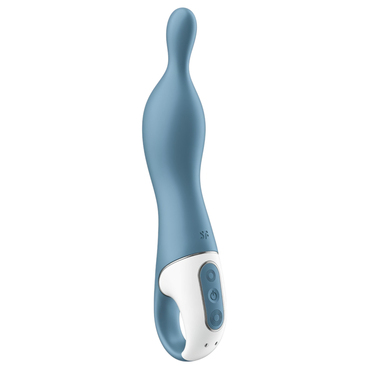 Satisfyer A-Mazing 1 - akumulátorový vibrátor na bod A (modrý)