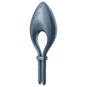 Satisfyer Bullseye - chytrý vibrační erekční kroužek (modrý)