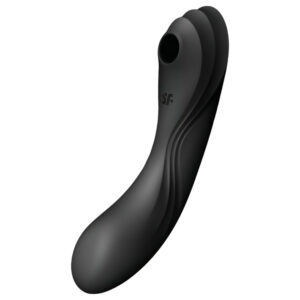 Satisfyer Curvy Trinity 4 - 2v1 vibrátor s tlakovými vlnami (černý)