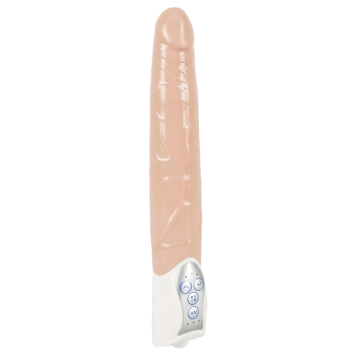 You2Toys - realistický přirážecí vibrátor (tělové barvy)