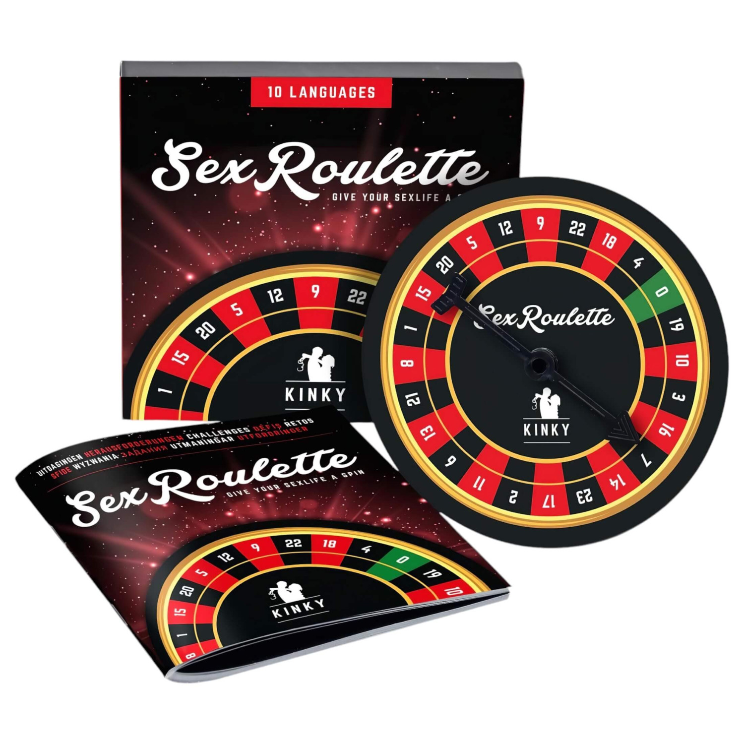 tease & please - Sex Roulette Kinky - Erotická ruleta - společenská hra pro páry
