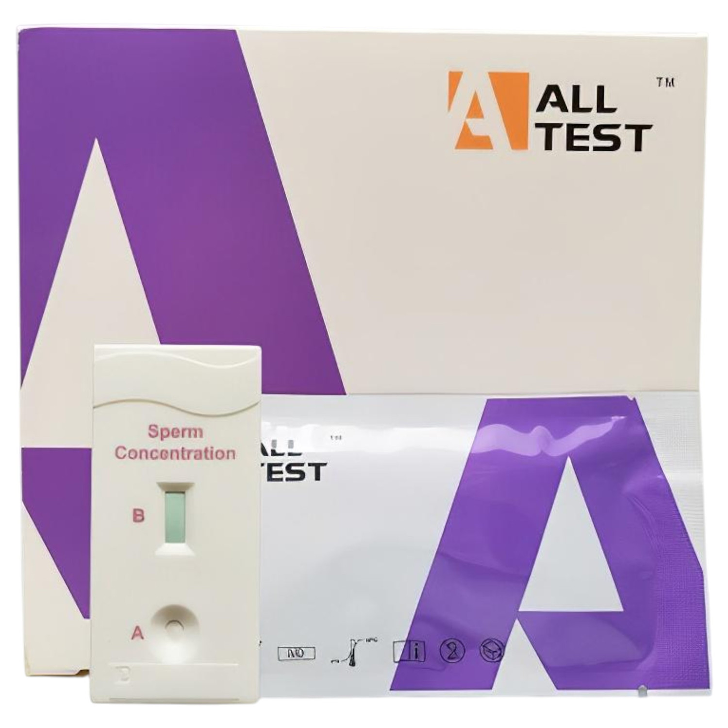 Alltest rychlotest koncentrace spermií pro domácí použití (2 ks)