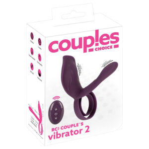 Couples Choice - vibrační erekční kroužek pro páry - dobíjecí