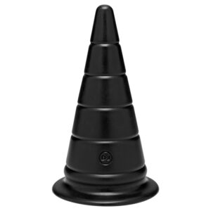 Doc Johnson TitanMen Anal Stretcher - kuželový anální roztahovací plug (černý) - 15 cm