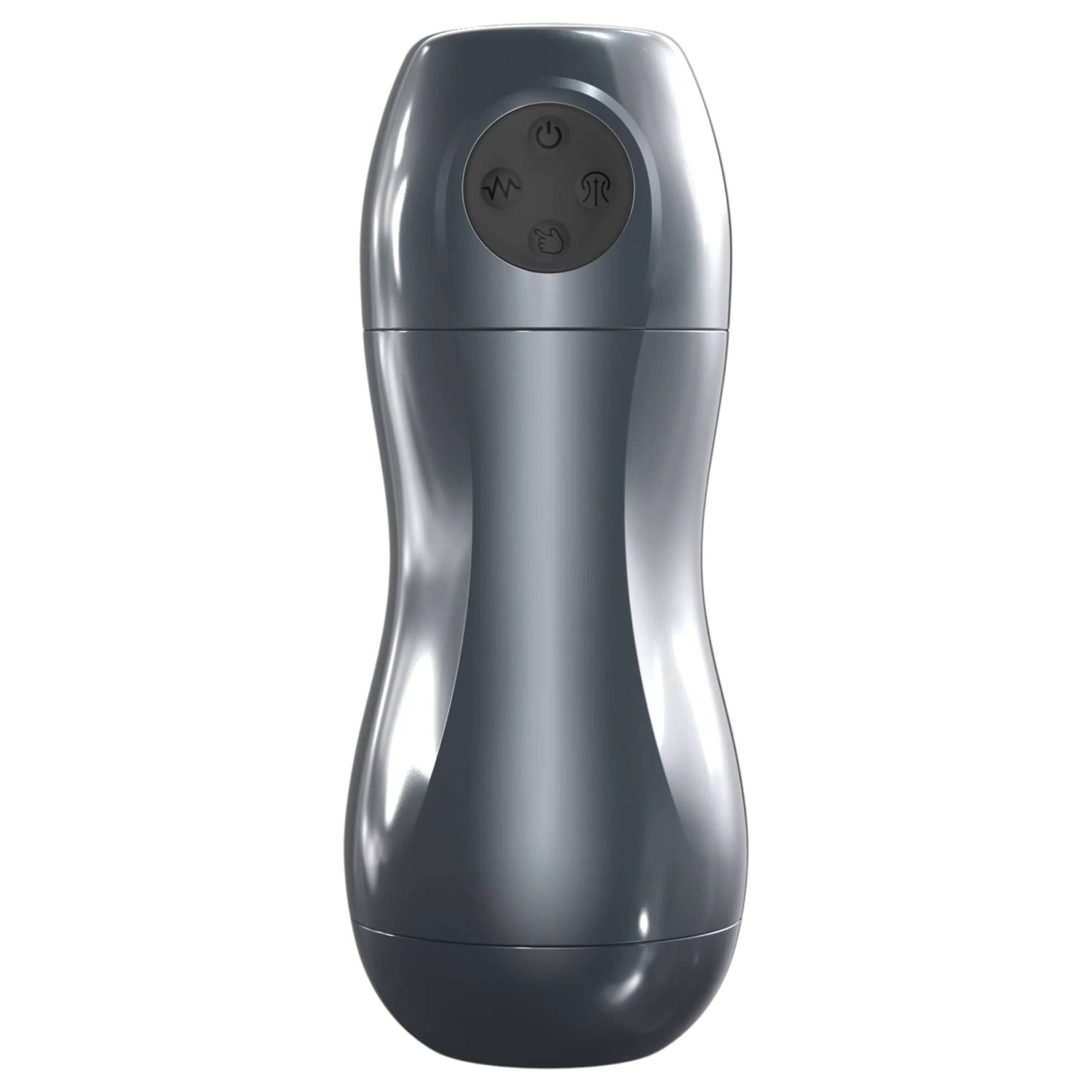 Dorcel Blowjoy Vibe - sací a vibrační akumulátorový masturbátor (šedý)