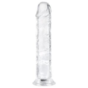 EasyToys - gelový dildo - 18 cm - transparentní