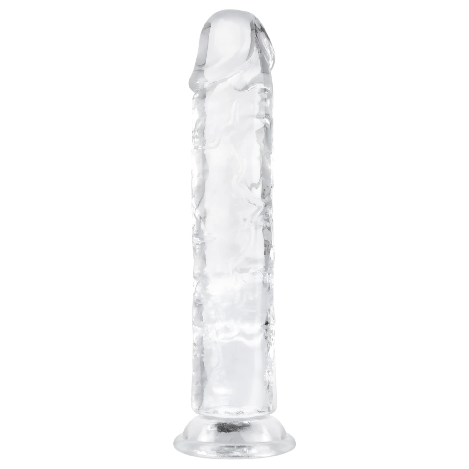 EasyToys - gelový dildo - 18 cm - transparentní