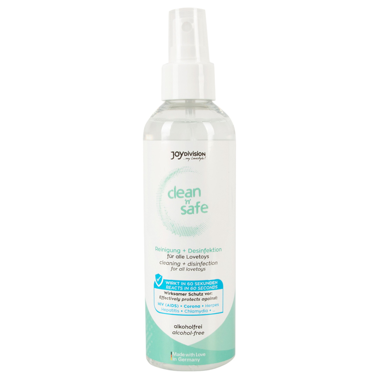 JoyDivision Clean Safe - dezinfekční a čisticí sprej - 200 ml