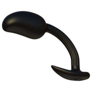 Kangvo - magnetický prostatický masážní anální kolík s kuličkovým válečkem (černý)