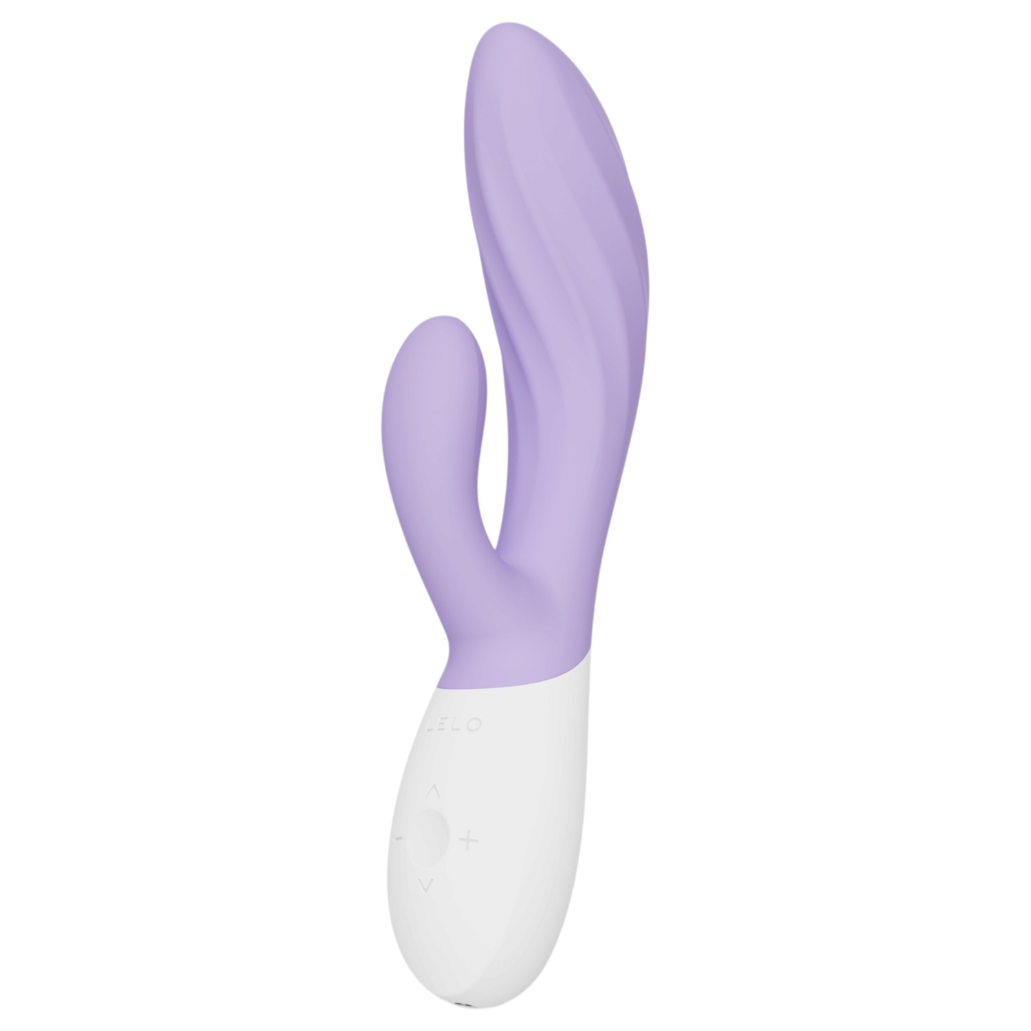LELO INA Twist - dvojitý vibrátor na bod G s ramenem pro stimulaci klitorisu (fialový)