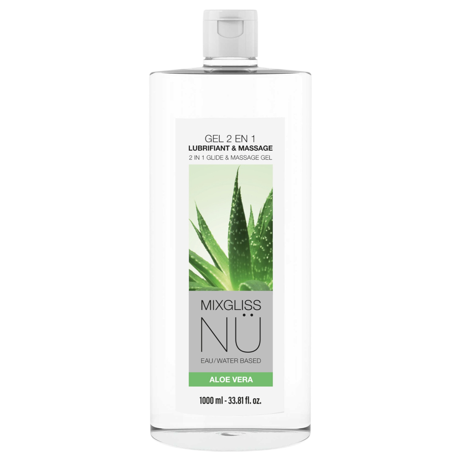 Mixgliss Nu Aloe Vera - nuru masážní gel a lubrikant (1000 ml)