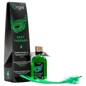 Orgie Sexy Therapy - sada masážních olejů - jablko (100 ml)