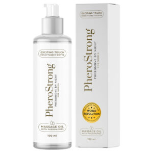 PheroStrong by Night - masážní olej pro ženy - 100 ml