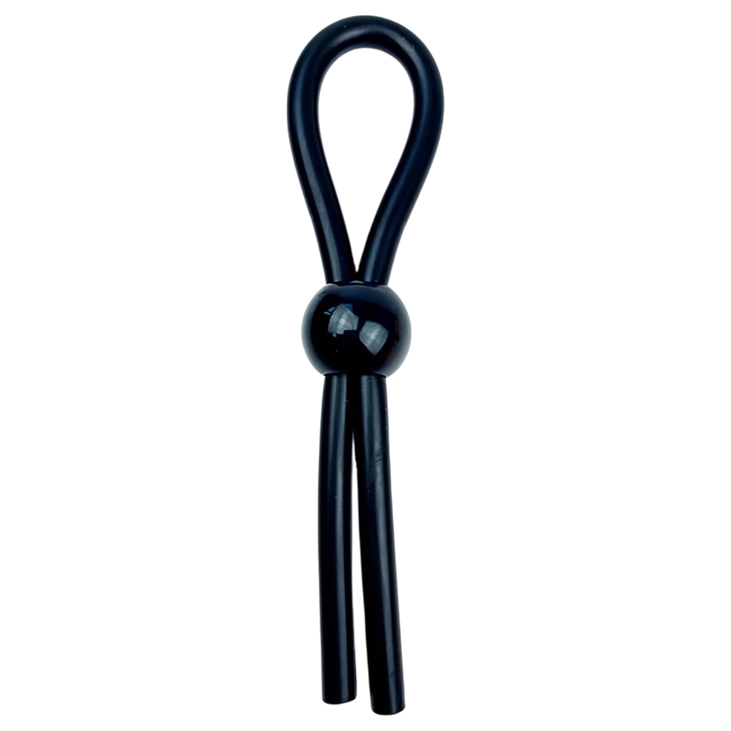 Pulselock Forge - nastavitelný silikonový lasový erekční kroužek (černý)