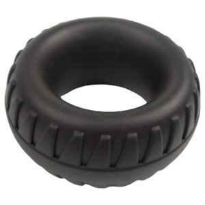 Pulselock Oak - extra silný silikonový kroužek na penis (černý) - 40 mm