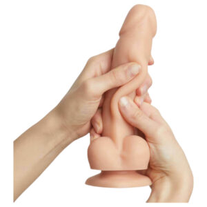 Strap-on-me M - dvouvrstvé dildo s přísavkou (tělové barvy)
