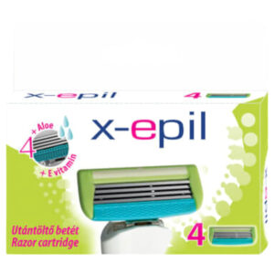 X-Epil - dámské holicí hlavice - 4 břity - 4 ks